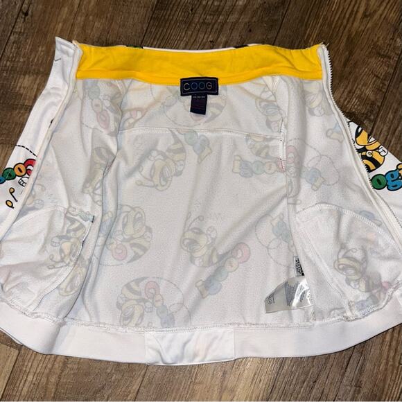Coogi Y2K Baby Bee Multicolor Logo Bee Pattern Full Zip Jacket Size 18M - Picture 11 of 16